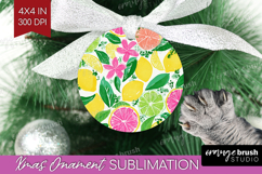 Abstract Fruit Ornament PNG - Tutti Frutti PNG Sublimation Product Image 1