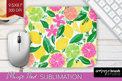 Abstract Fruit Mouse Pad Sublimation - Tutti Frutti Mousepad Product Image 1