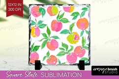 Abstract Fruit Slate PNG - Tutti Frutti Square Slate Product Image 1