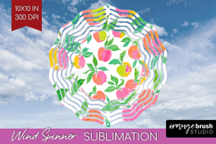 Abstract Fruit Wind Spinner Sublimation PNG - Tutti Frutti Product Image 1
