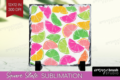 Abstract Fruit Slate PNG - Tutti Frutti Square Slate Product Image 1