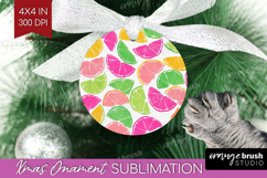 Abstract Fruit Ornament PNG - Tutti Frutti PNG Sublimation Product Image 1