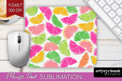 Abstract Fruit Mouse Pad Sublimation - Tutti Frutti Mousepad Product Image 1