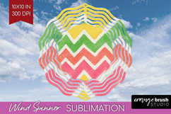 Abstract Fruit Wind Spinner Sublimation PNG - Tutti Frutti Product Image 1