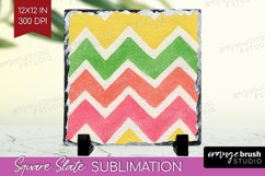 Abstract Fruit Slate PNG - Tutti Frutti Square Slate Product Image 1