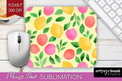 Abstract Fruit Mouse Pad Sublimation - Tutti Frutti Mousepad Product Image 1