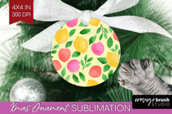 Abstract Fruit Ornament PNG - Tutti Frutti PNG Sublimation Product Image 1