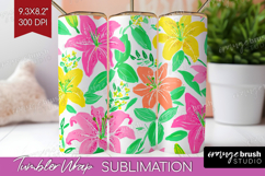 Abstract Fruit Tumbler Wrap - Tutti Frutti Tumbler PNG Product Image 1