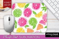 Abstract Fruit Mouse Pad Sublimation - Tutti Frutti Mousepad Product Image 1