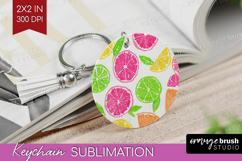 Abstract Fruit Keychain PNG - Tutti Frutti Keychain Product Image 1