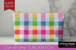 Abstract Fruit Cosmetic Bag - Tutti Frutti Makeup Bag PNG Product Image 1