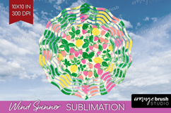 Abstract Fruit Wind Spinner Sublimation PNG - Tutti Frutti Product Image 1