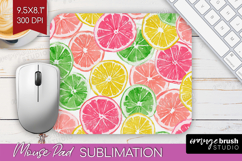 Abstract Fruit Mouse Pad Sublimation - Tutti Frutti Mousepad Product Image 1