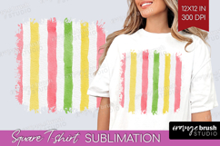 Abstract Fruit Square Tshirt Background - Tutti Frutti PNG Product Image 1
