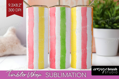 Abstract Fruit Tumbler Wrap - Tutti Frutti Tumbler PNG Product Image 1