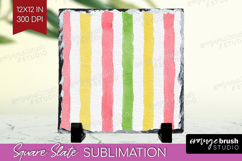 Abstract Fruit Slate PNG - Tutti Frutti Square Slate Product Image 1