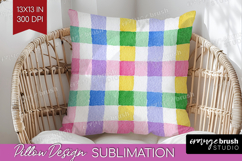 Abstract Fruit Pillow Sublimation - Tutti Frutti Pillow PNG Product Image 1