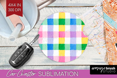 Abstract Fruit Car Coaster - Tutti Frutti Coaster PNG Product Image 1