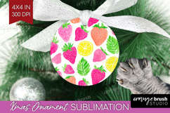 Abstract Fruit Ornament PNG - Tutti Frutti PNG Sublimation Product Image 1