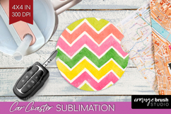 Abstract Fruit Car Coaster - Tutti Frutti Coaster PNG Product Image 1