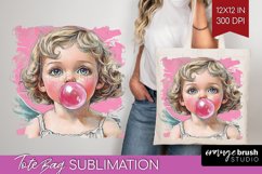 Valentine Angel Tote Bag - Cupid Tote Bag PNG Sublimation Product Image 1