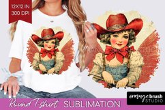 Valentine Angel Round Tshirt Background - Cupid PNG Product Image 1