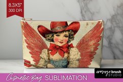 Valentine Angel Cosmetic Bag - Cupid Makeup Bag PNG Product Image 1