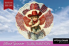 Valentine Angel Wind Spinner Sublimation PNG - Cupid Round Product Image 1