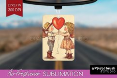 Valentine Angel Air Freshener PNG - Cupid PNG Sublimation Product Image 1