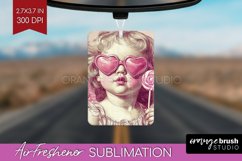 Valentine Angel Air Freshener PNG - Cupid PNG Sublimation Product Image 1