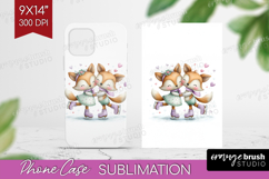 Couple Animals Phone Case PNG - Valentines Day Case PNG Product Image 1