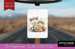 Couple Animals Air Freshener PNG - Valentines Day PNG Product Image 1