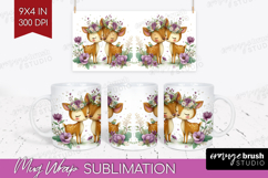 Couple Animals Mug Wrap - Valentines Day Mug PNG Sublimation Product Image 1