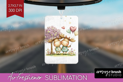 Couple Animals Air Freshener PNG - Valentines Day PNG Product Image 1