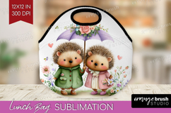 Couple Animals Lunch Bag - Valentines Day Lunch Bug PNG Product Image 1