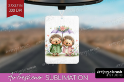 Couple Animals Air Freshener PNG - Valentines Day PNG Product Image 1