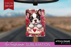 Valentine Dog Air Freshener PNG - Valentines Day PNG Product Image 1
