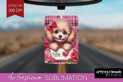 Valentine Dog Air Freshener PNG - Valentines Day PNG Product Image 1