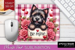 Valentine Dog Mouse Pad Sublimation - Valentines Day PNG Product Image 1