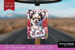 Valentine Dog Air Freshener PNG - Valentines Day PNG Product Image 1