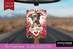 Valentine Dog Air Freshener PNG - Valentines Day PNG Product Image 1
