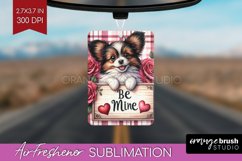 Valentine Dog Air Freshener PNG - Valentines Day PNG Product Image 1