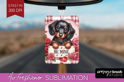 Valentine Dog Air Freshener PNG - Valentines Day PNG Product Image 1