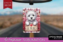 Valentine Dog Air Freshener PNG - Valentines Day PNG Product Image 1