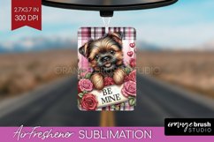 Valentine Dog Air Freshener PNG - Valentines Day PNG Product Image 1