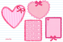 Valentine PNG, Hand Drawn Coquette Valentine Frame PNG Product Image 2
