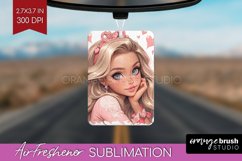 Valentine Girl Air Freshener PNG - Valentines Day PNG Product Image 1