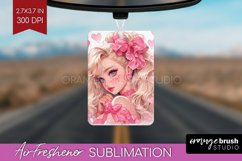 Valentine Girl Air Freshener PNG - Valentines Day PNG Product Image 1
