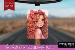 Valentine Girl Air Freshener PNG - Valentines Day PNG Product Image 1