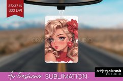 Valentine Girl Air Freshener PNG - Valentines Day PNG Product Image 1